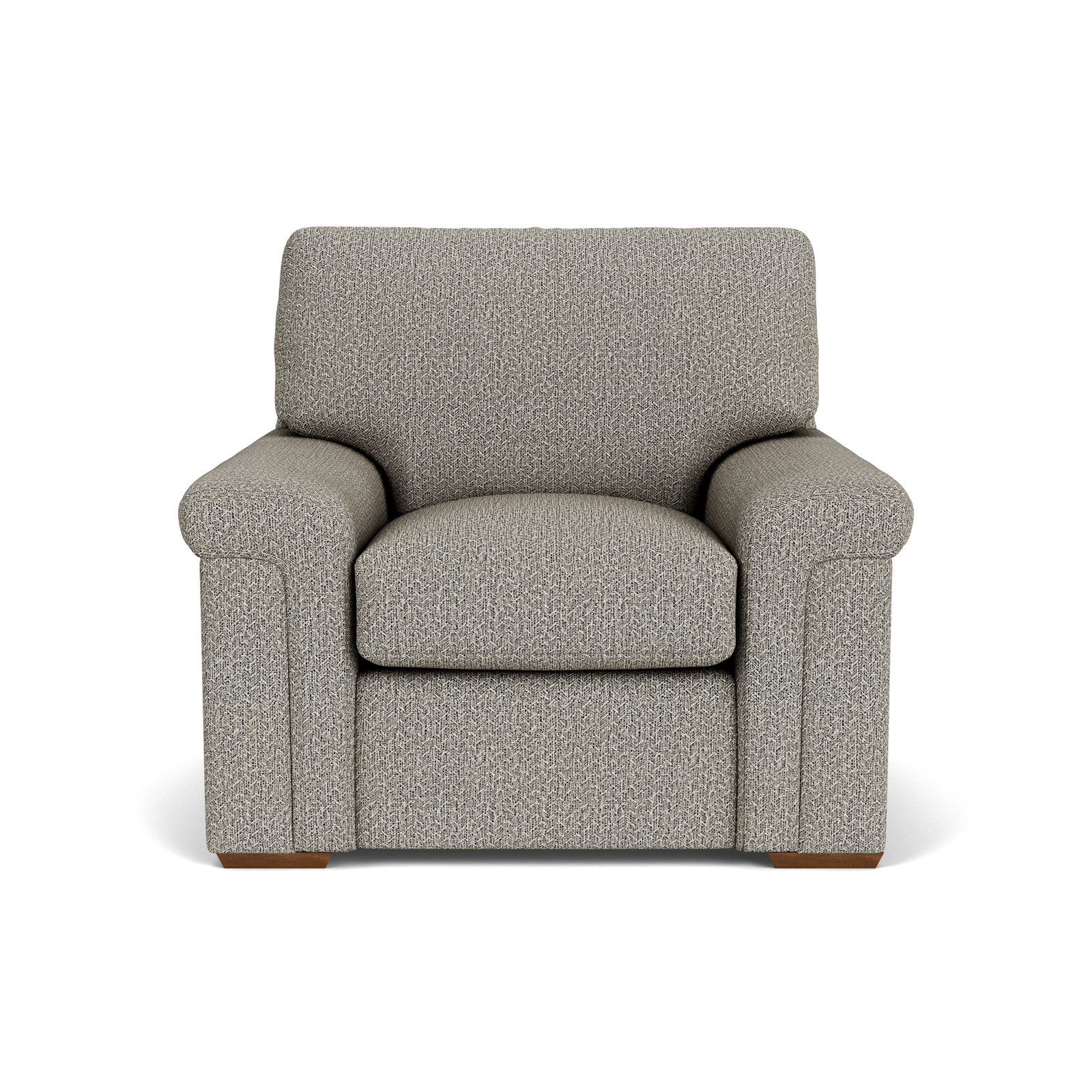 Chair and a Half, Gray Polypropylene/Olefin