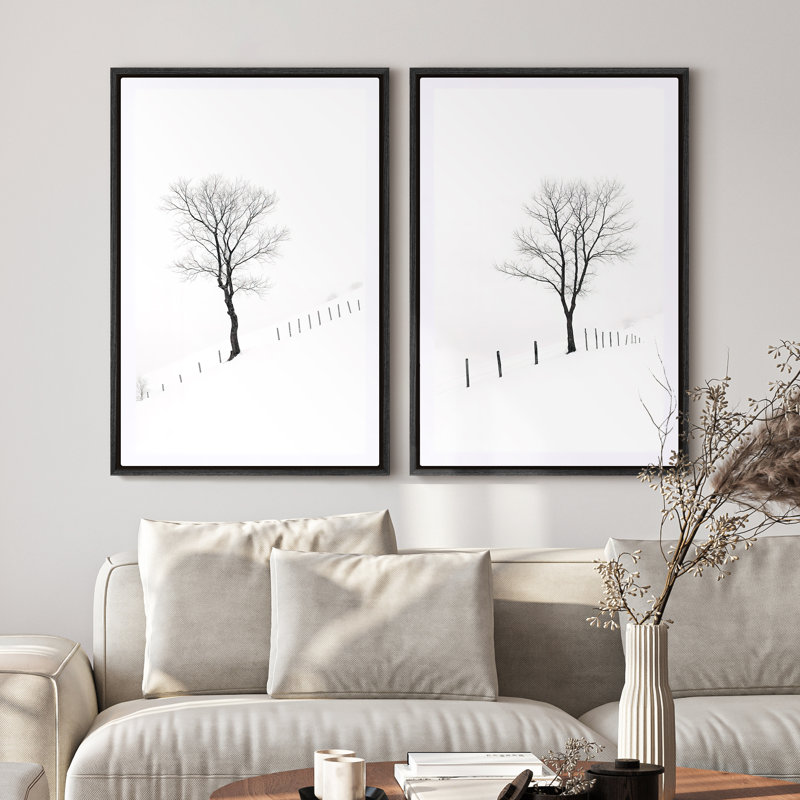 Art mural encadré sur toile, rétro muraux abstraits pour chambre à coucher, H 24 po x l 16 po, Noir