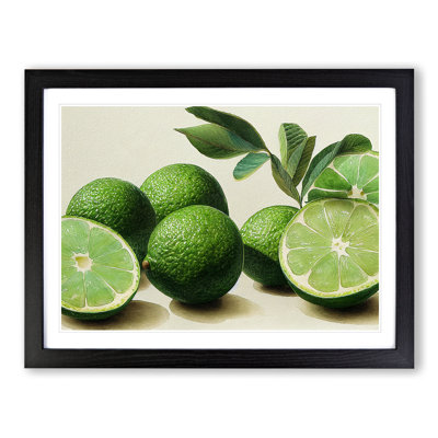 Lime Fruit - Single Picture Frame Painting