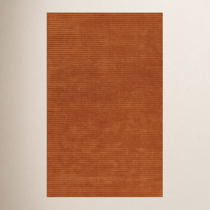 Tapis en laine tissé à la main Guiness, Rectangle 5 pi x 8 pi