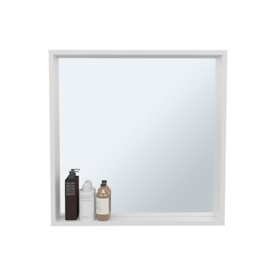 Dakota Medicine Cabinet With Mirror And Storage, Wall-Mounted Mordern Bathroom Organizer