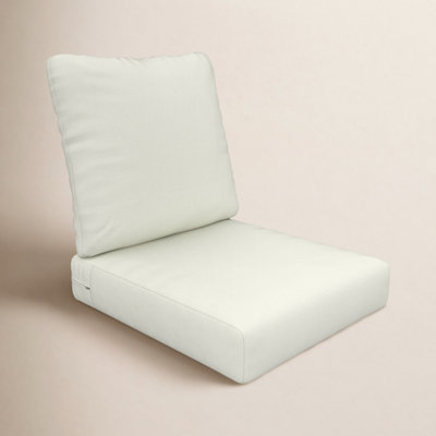 Amala Sunbrella® Outdoor Deep Seating Lounge Chair Seat/Back Cushion
