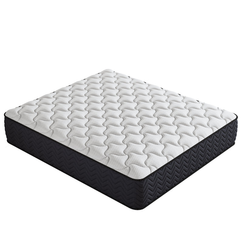 14" Hybrid Mattress-Gel Memory Foam & Pocketed Coils, Medium-Firm, Fiberglass-Free, 14, Queen
