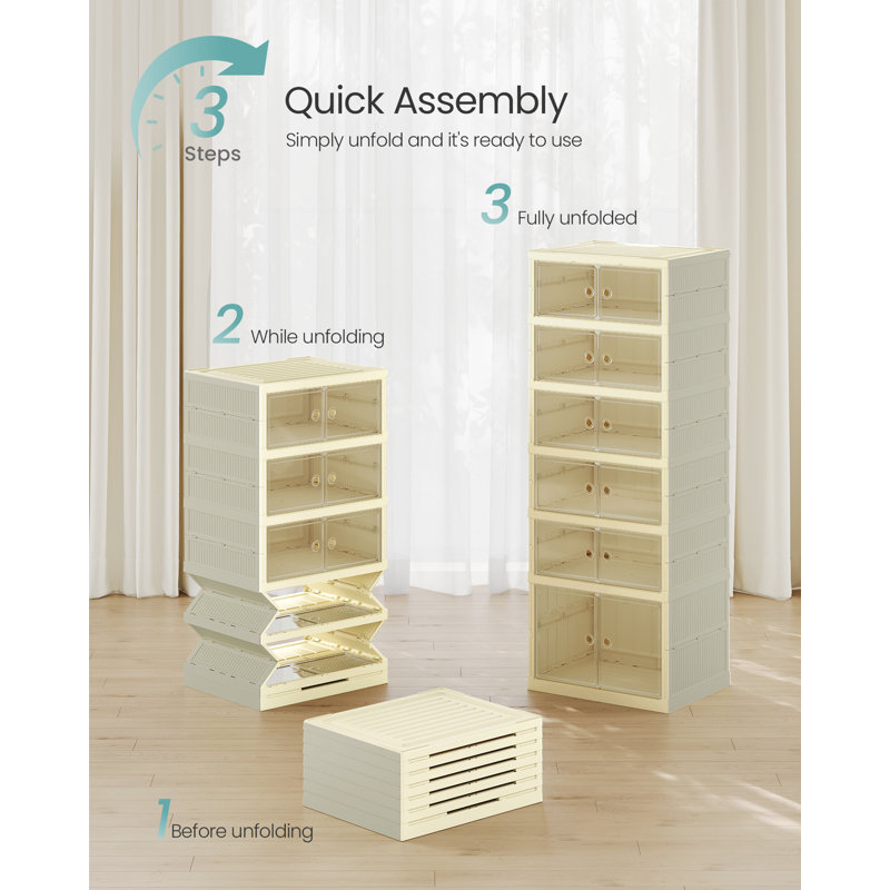 12 Pair Shoe Storage Cabinet