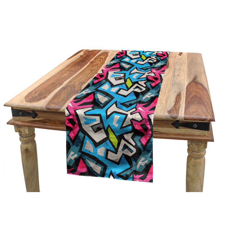 Abstract Table Runner, 72" x 16"