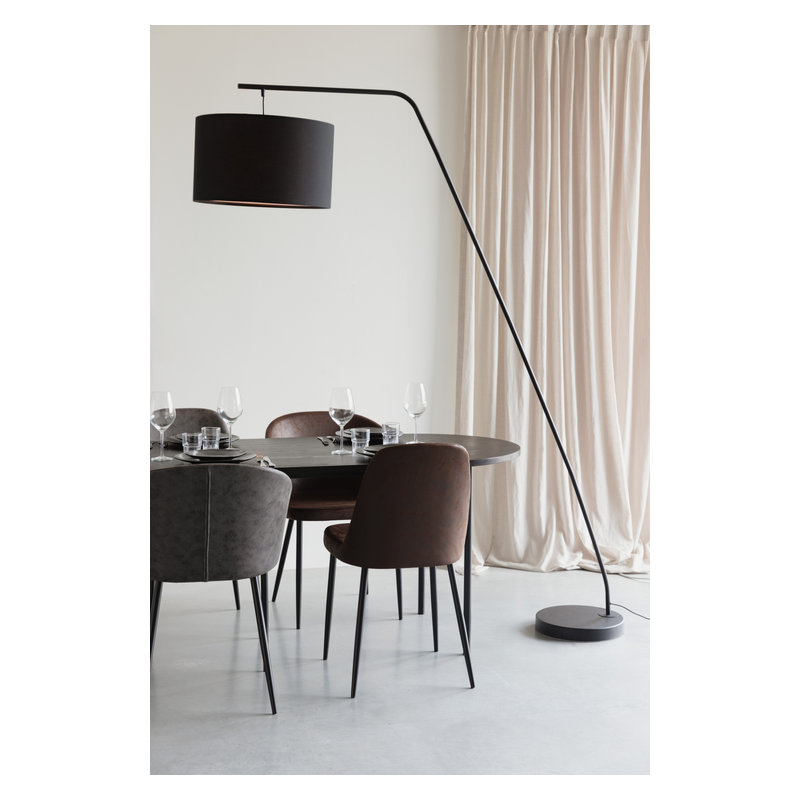 Floor Lamp Arched Floor Lamp, Black