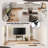 Charrisse Height Adjustable Rolling TV Stand with Mount-99197547
