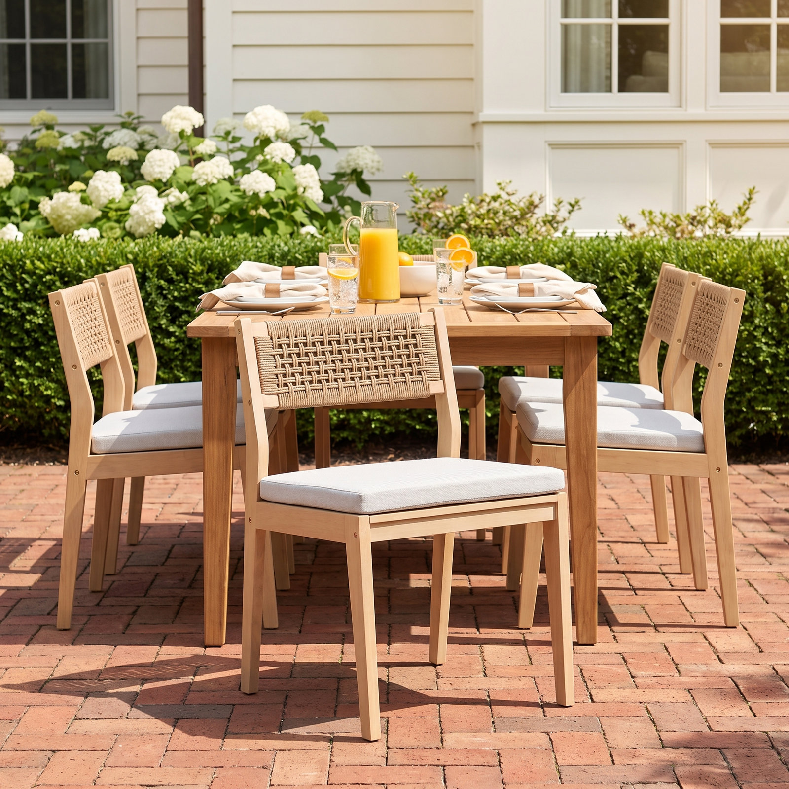 Rosa Eucalyptus Patio Side Chair