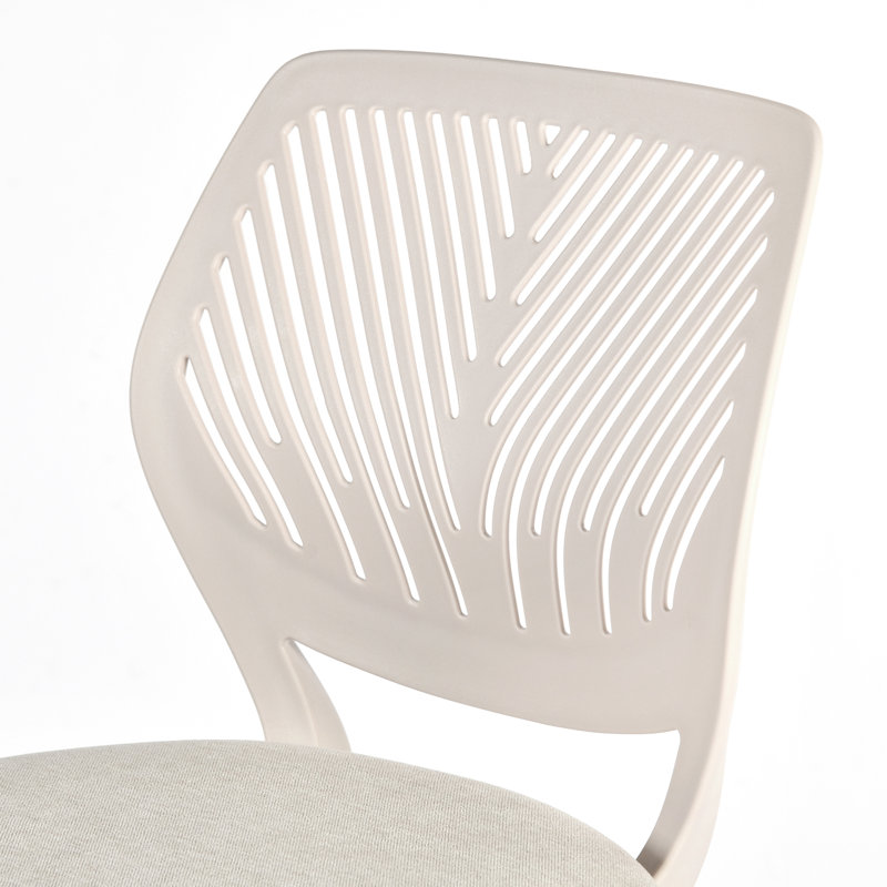 Chaise de bureau pivotante ajustable pour adolescent, Blanc, Île Seymour Nord, Galapagos