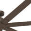 Ventilateur de plafond standard 72 pouces à 7 pales homologué ENERGY STAR avec commande murale-130371283