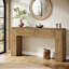 63-Inch Wooden Foyer Table With With 2 Hidden Drawers-526128608