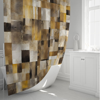 Ileana Abstract Shower Curtain