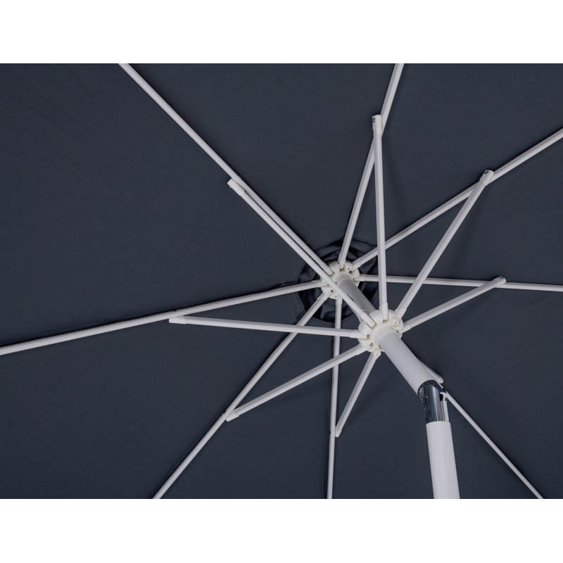 Parasol de patio en tissu / aluminium avec base Chavelle
