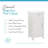 RiverRidge Somerset Single Door Bathroom and Laundry Storage Cabinet with Drawer and Adjustable Shelf-1913037253