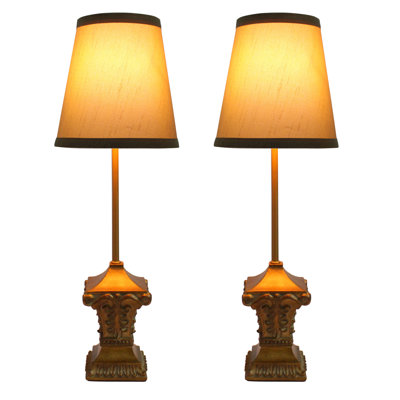 Coonrod Resin Buffet Lamp