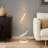 Allure Silver 38 in. Industrial LED Energy Efficient Floor Lamp with Built-In 3-Way Dimmer-69896181