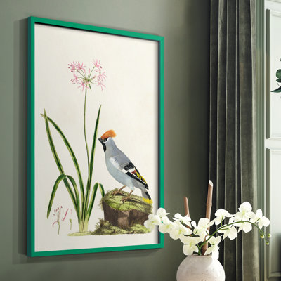 Bird in Habitat II, reproduction encadrée - bois massif