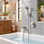 Robinet de baignoire à inverseur avec douche à main à 6 réglages Ift-Up, chrome, valve brute non incluse-139598574