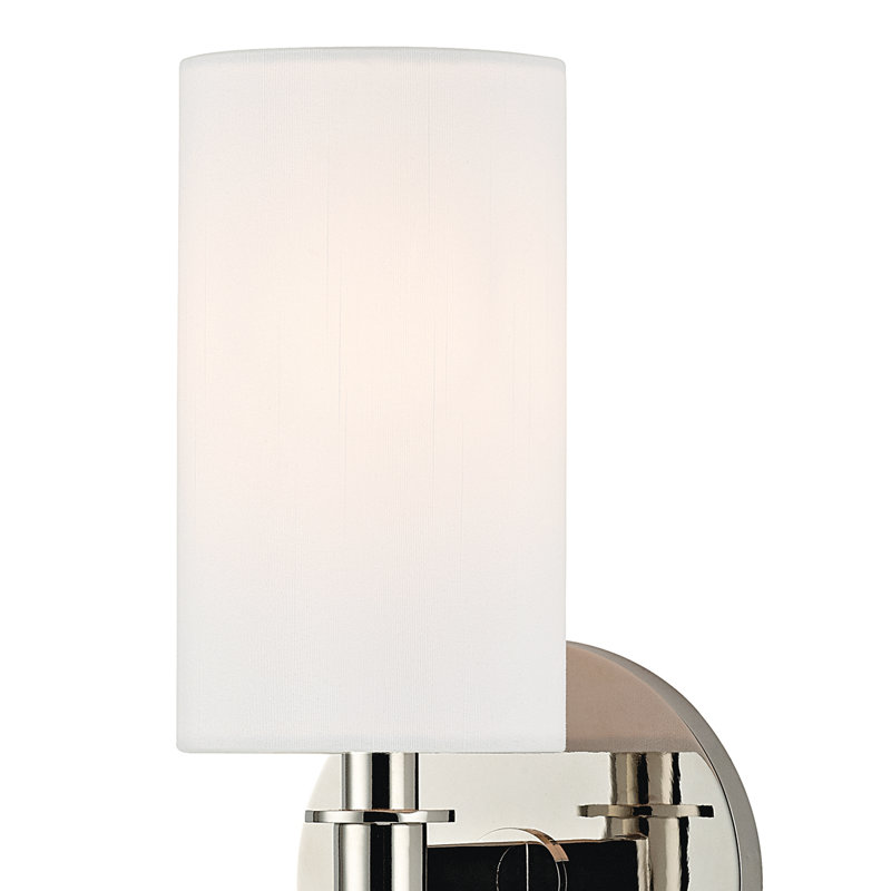 Wylie 1 - Light Flush Mounted Sconce, Polished Nickel