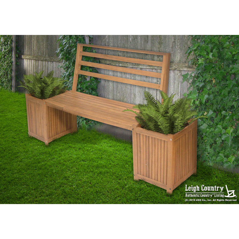 Banc de jardin en bois Aloisia
