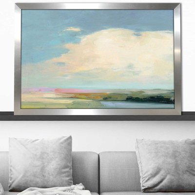 Horizon coloré II - Peinture