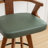 Swivel Upholstered Cane Back Bar Stools-592409348-592409349