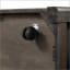 Table basse avec détails en métal
