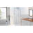 DreamLine Unidoor-X 47 inch W x 72 inch H Frameless Hinged Shower Door in Brushed Nickel - Right Wall Installation-122567353-17781811-122567349