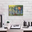 Aaraya Morning Glories On The Fence On Canvas par Carol Rowan, reproduction-459936664