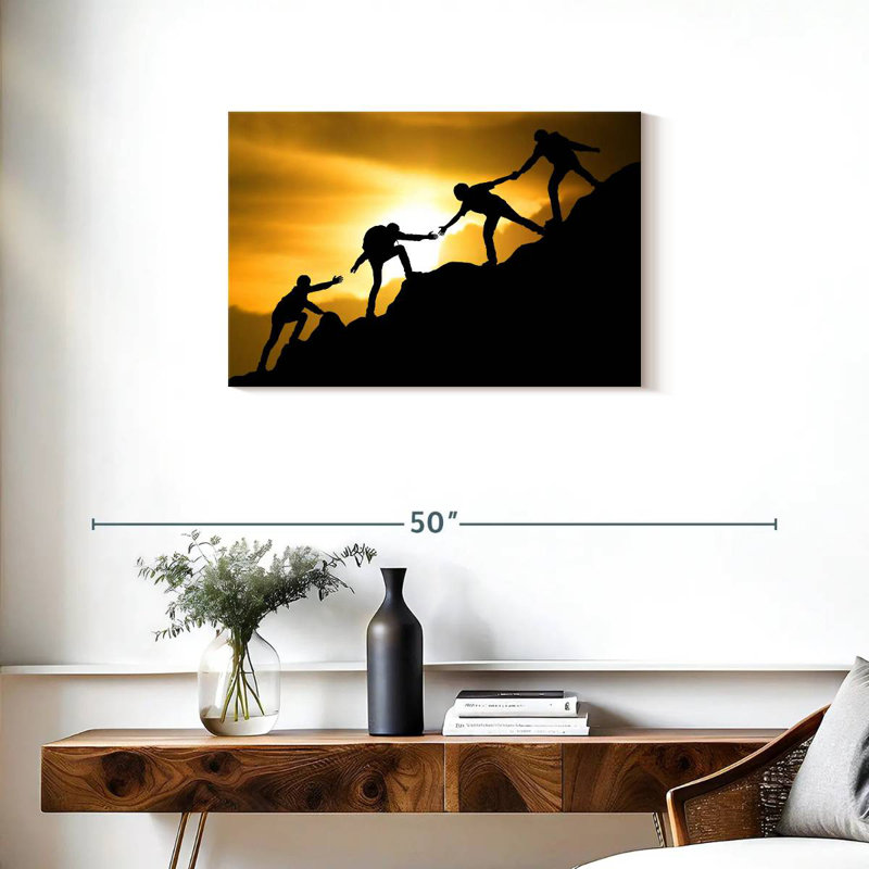 Sireci Climbing Teamwork, 20" H x 30" W