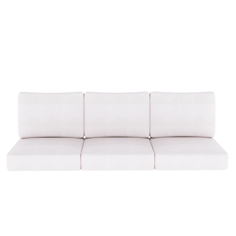 Sunbrella® Outdoor Sofa Seat / Back Cushion, Sunbrella Play Snow