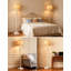 Lampe sur pied 64 po Farmhouse avec veilleuse, grande lampe rustique avec interrupteur rotatif pour le salon, la chambre à coucher, blanc-1111373616