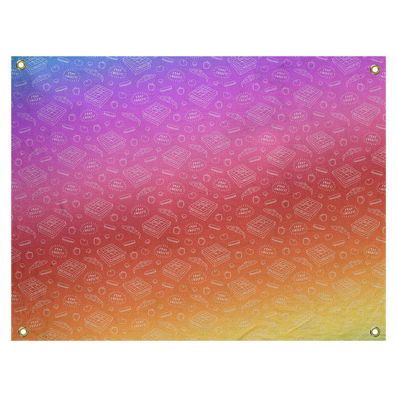 Tapisserie elizabeth pizza par katelyn Kitterman, H 27,5 po x l 37,5 po, Intérieur / extérieur
