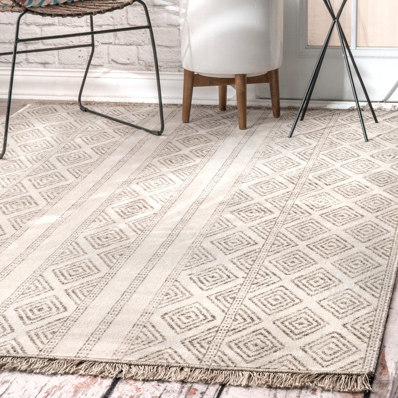 Tapis intérieur / extérieur beige ShipstStour, Rectangle 3 pi x 5 pi 3 po