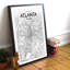 Atlanta City Map - No Frame Print-1846642971