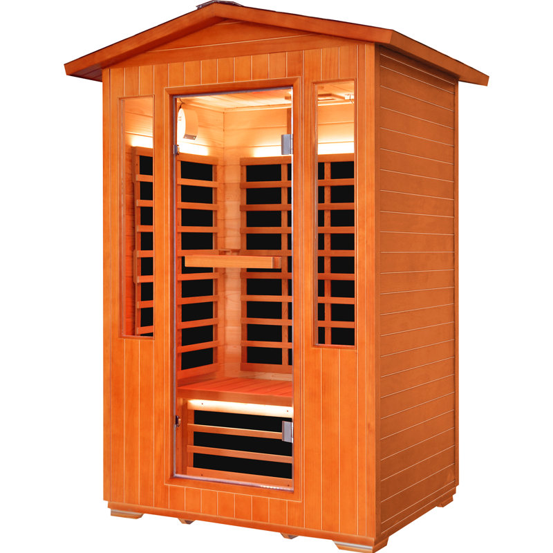 Wolfe Outdoor Two Person Infrared Sauna Room