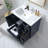 Verlane 32" Blue Modern Free-standing 2-Door & 5-Drawer Single Bathroom Vanity Set