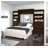 Arlex Murphy Bed with Shelving Units with Drawers-365966320-384721718