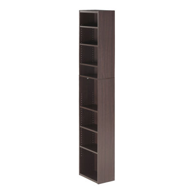 30cm W Manufactured Wood Height -Adjustable Shelving Unit