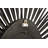 Spoke Burnt Industrial Accent Mirror-73098138