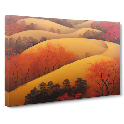 Autumn Meadow Landscape Vol.4 - Wrapped Canvas
