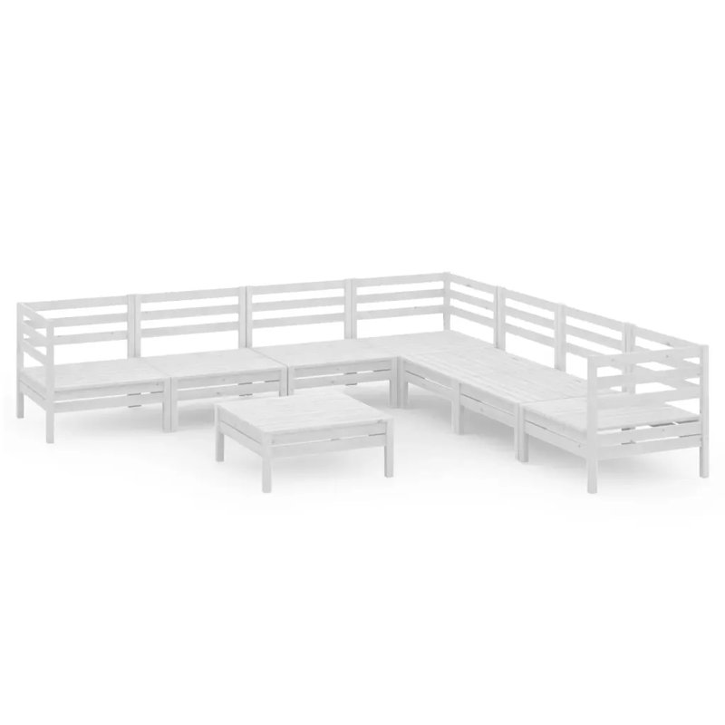Guerrino - Person Patio Conversation Set, White
