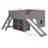 Low Profile Loft Bed Featuring A Slide And Shelves-1350192709