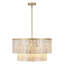 22" 5-Light Tiered Capiz Shell Drum Chandelier-1545769804-1545769805