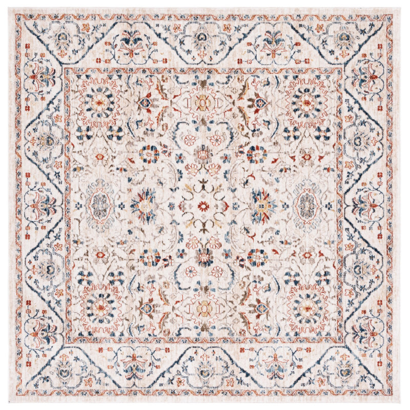 Franzella Olympia Performance Oriental Rug, Square 6'