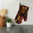 Patterned Gloss Oven Mitt Cotton Twill