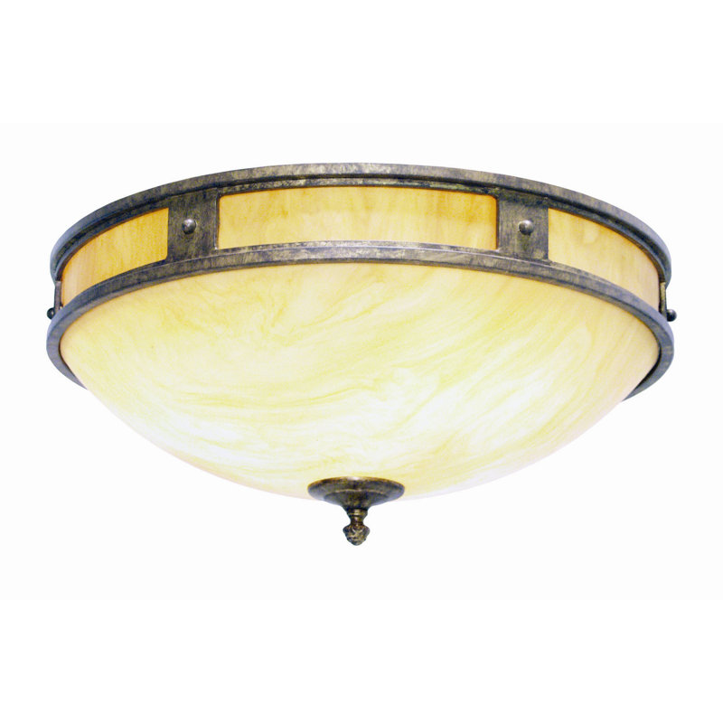 Capella 2 - Light Flush Mount, French Bronze