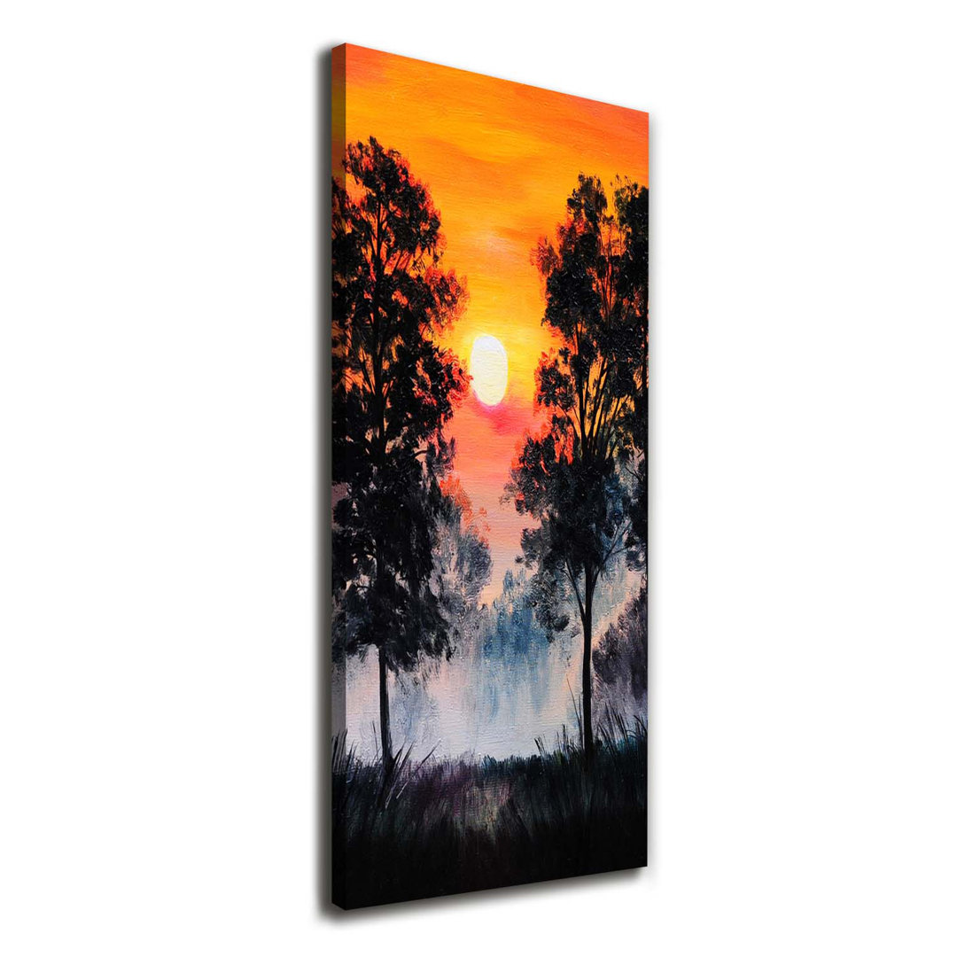 Sunset Forest - Wrapped Canvas Print