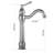 Bathroom Vessel Faucet  360° Swivel Bowl Sink Faucet Single Hole 1 Handle Matching Pop Up Drain Stopper-111667428