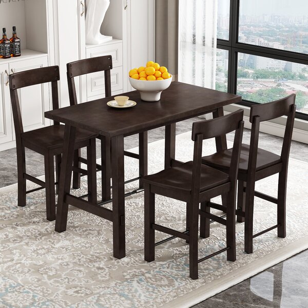 Red Barrel Studio® 5 - Piece Dining Set & Reviews | Wayfair